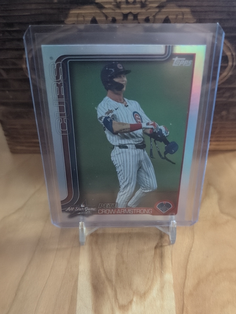 2025 Topps Pete Crow-Armstrong All Star Game Holo Foil Cubs - Picture 2 of 3